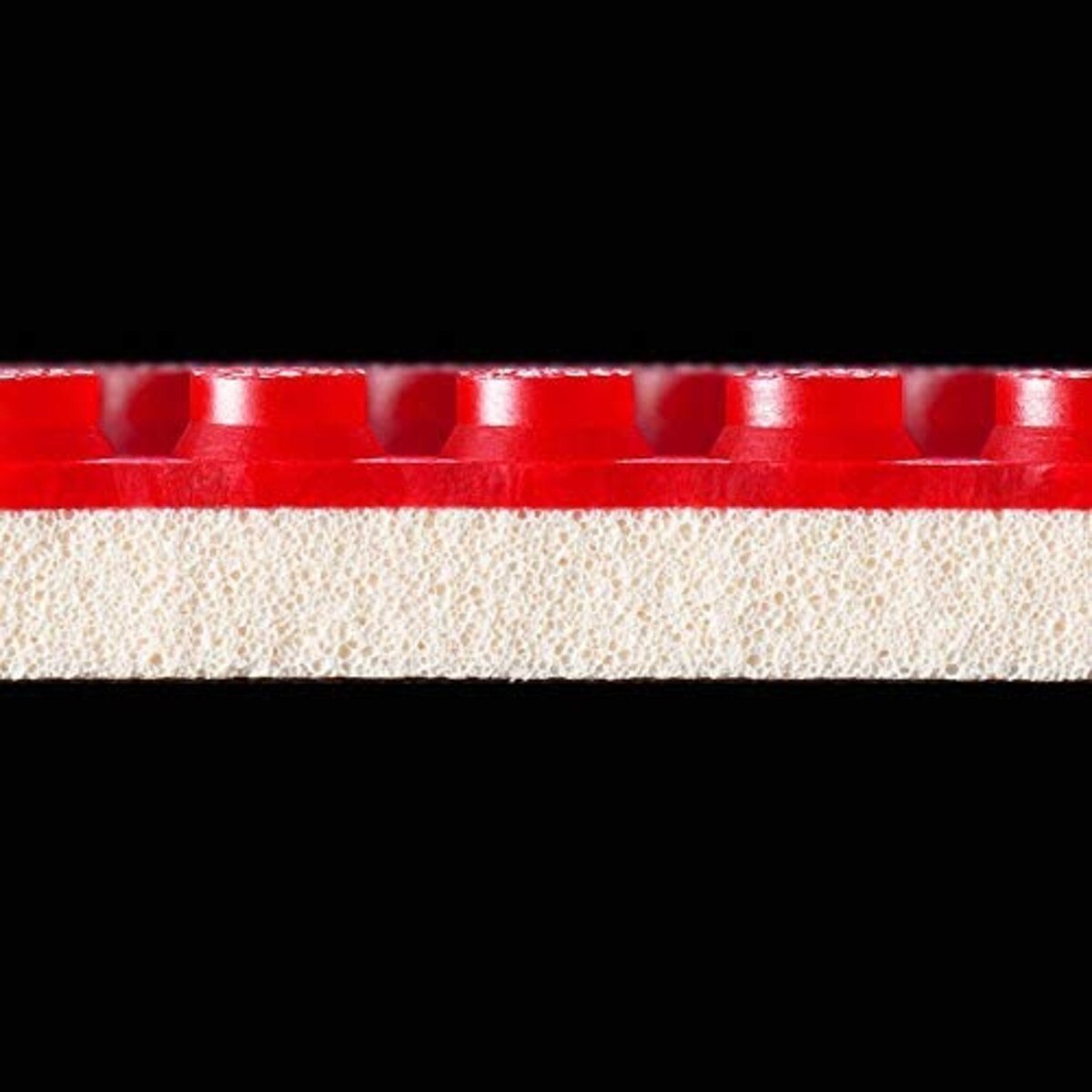Impartial XB Table Tennis Rubber: Impartial Pip Profile